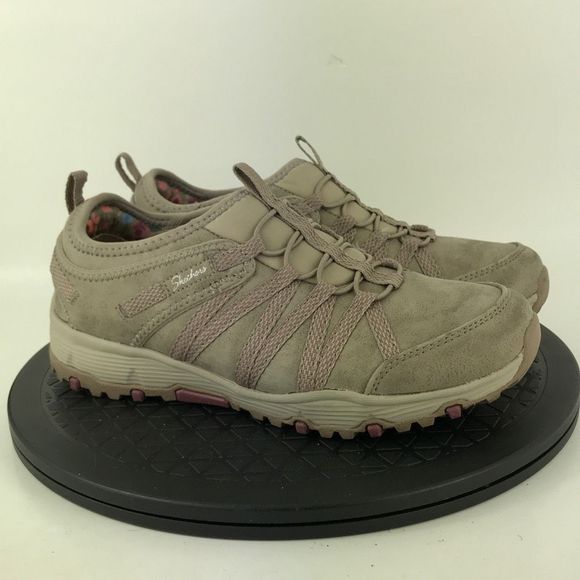 Skechers Seager Hiker Tan Water Resistant Slip On Shoes 158420 Women’s Size 7 - Picture 3 of 12